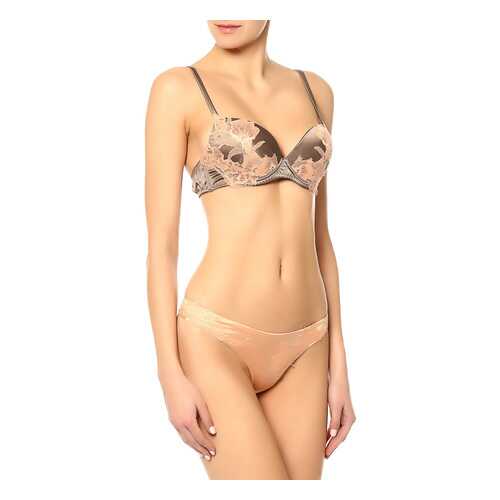 Бюстгальтер женский Cotton Club SOMMO 2ZG C HA VISIONE PESCO коричневый 1C IT в Serge