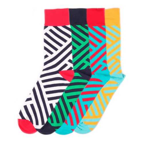 Набор носков Burning heels Diag Stripes разноцветный 42-45 в Serge