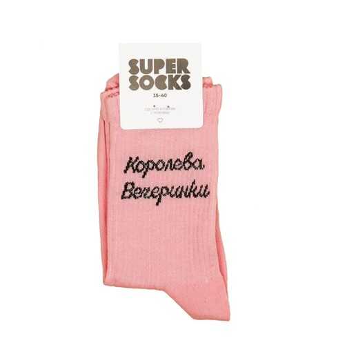 Носки женские Super Socks Koroleva Vecherinki розовые 36-40 в Serge
