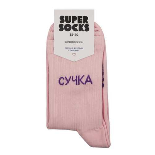 Носки женские Super Socks Suchka розовые 36-40 в Serge