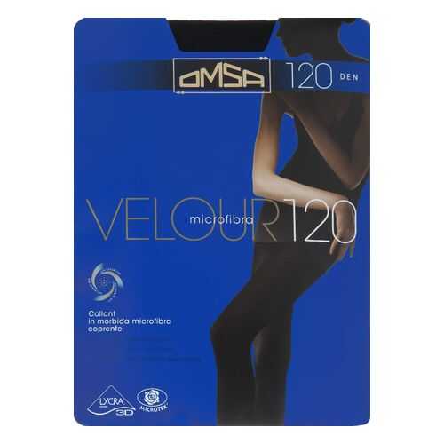 Колготки Omsa VELOUR 120 / Nero (Черный) / 3 (M) в Serge