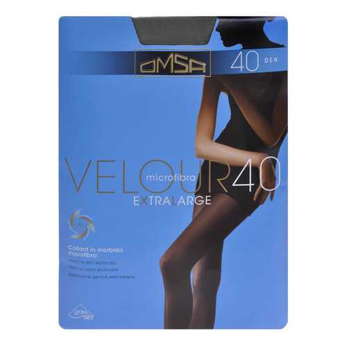 Колготки Omsa VELOUR 40 / Anthracite (Темно-серый) / 4 (L) в Serge